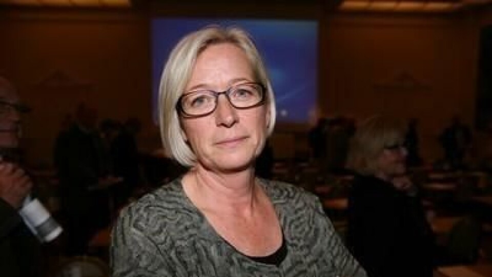 Marit Arnstad setter foten ned for privatisering.