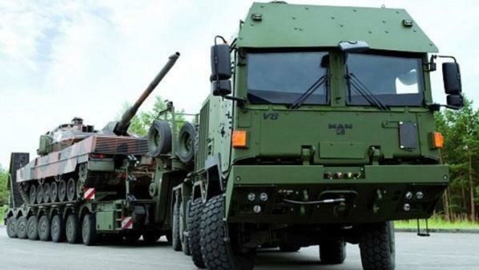 Tungtrekkvogner er en av typene lastebiler Rheinmetall MAN Military Vehicles skal levere i første avrop.
