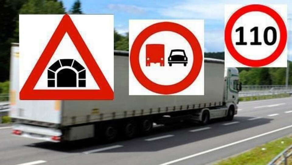 Forbikjøringsforbud for lastebiler