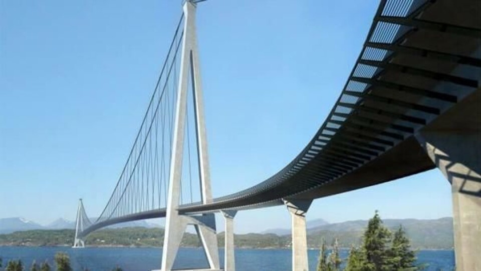 Mens man vurderer bruer på Helgeland, er en bru i ferd med å bli virkelighet lengre nord i Nordland. Hålogalandsbrua på E6 utenfor Narvik blir Norges nest lengste hengebru når den står ferdig i 2017.