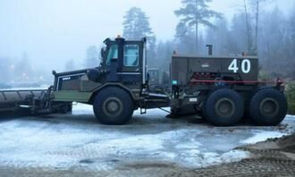 Flyplass-brøyter til salgs