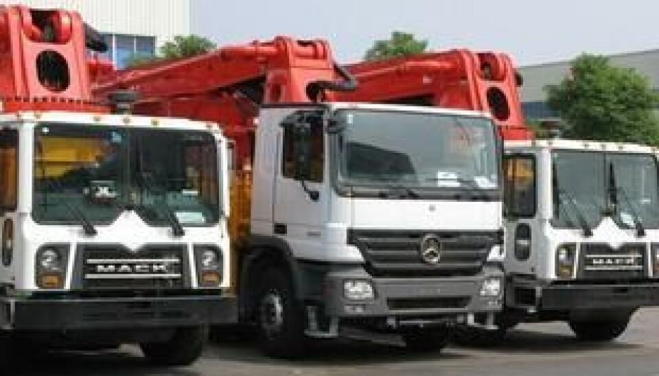 Sany betongpumper