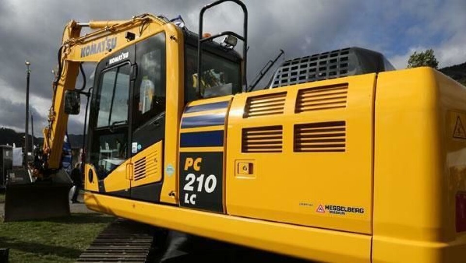 Den nye PC210LC-10 vises for første gang i Europa under Dyrsku'n.