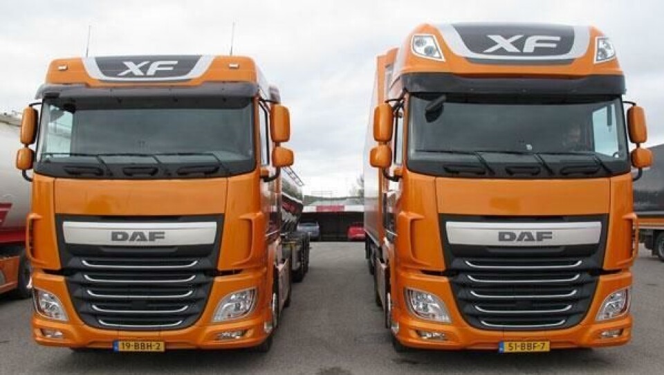 DAF XF Space Cab og den enda større DAF XF Super Space Cab.
