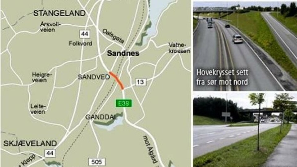 E39-prosjekt økte fra 525 til 710 mill. kroner
