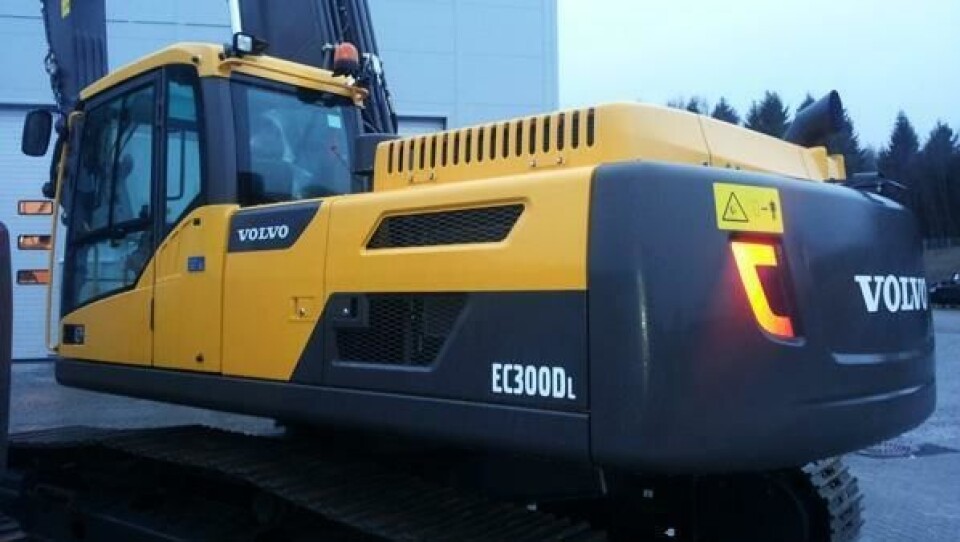 Denne maskinen ble levert til Malleus Utleie AS i romjula.