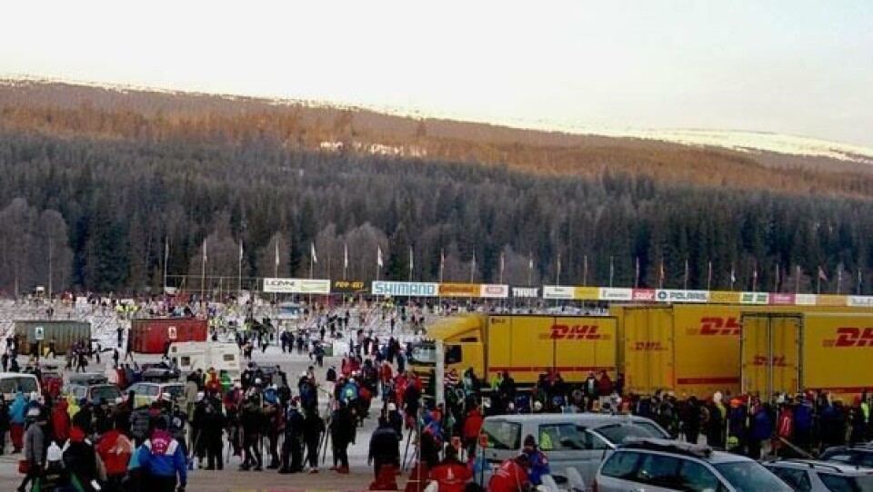 DHL transportør i Vasaloppet