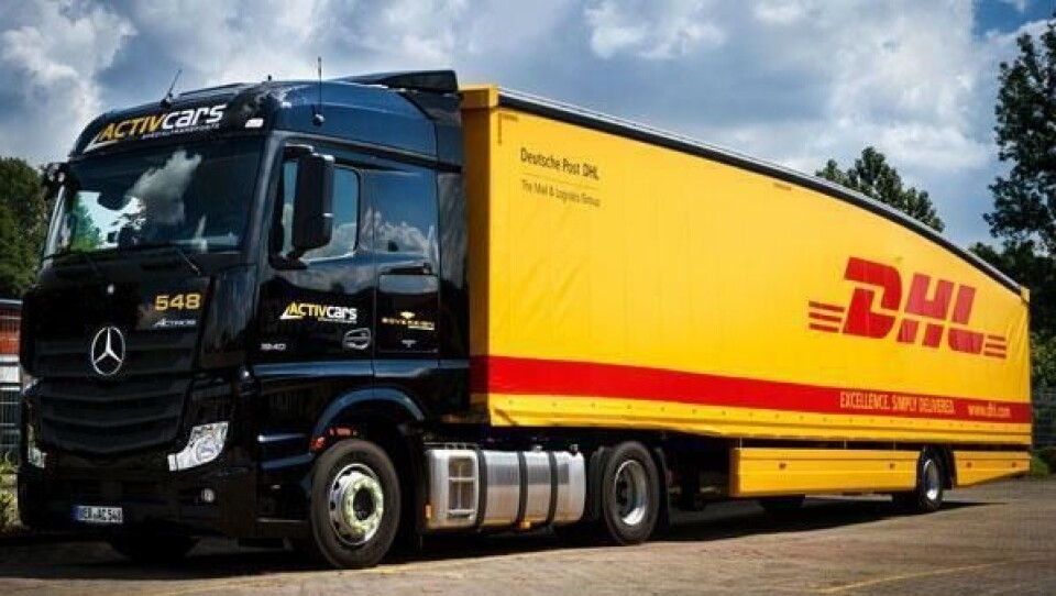 DHL med «tåretrailer»