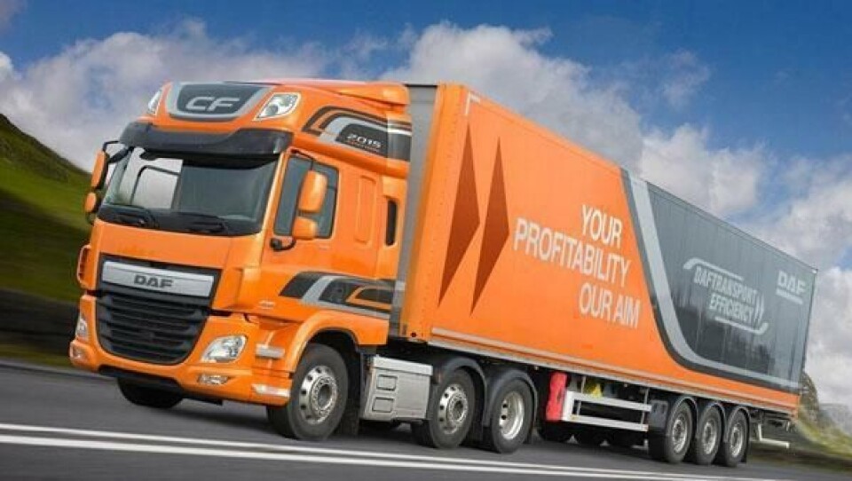 En rekke forbedringer på DAF XF og CF sørger for redusert drivstofforbruk.