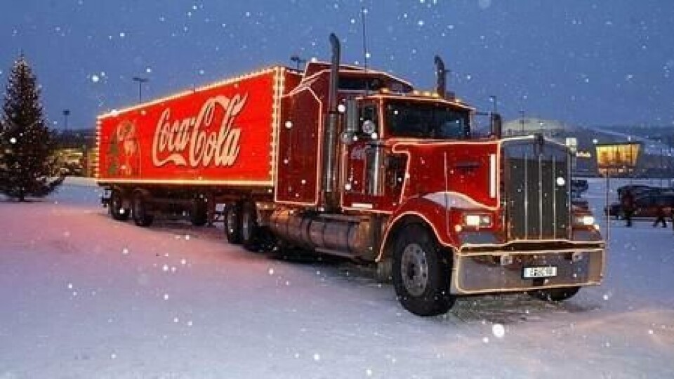 Coca-Colas jul på vei.