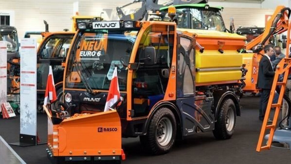 Muvo Euro 6 ble vist på Ifat-messen i München i mai 2014.