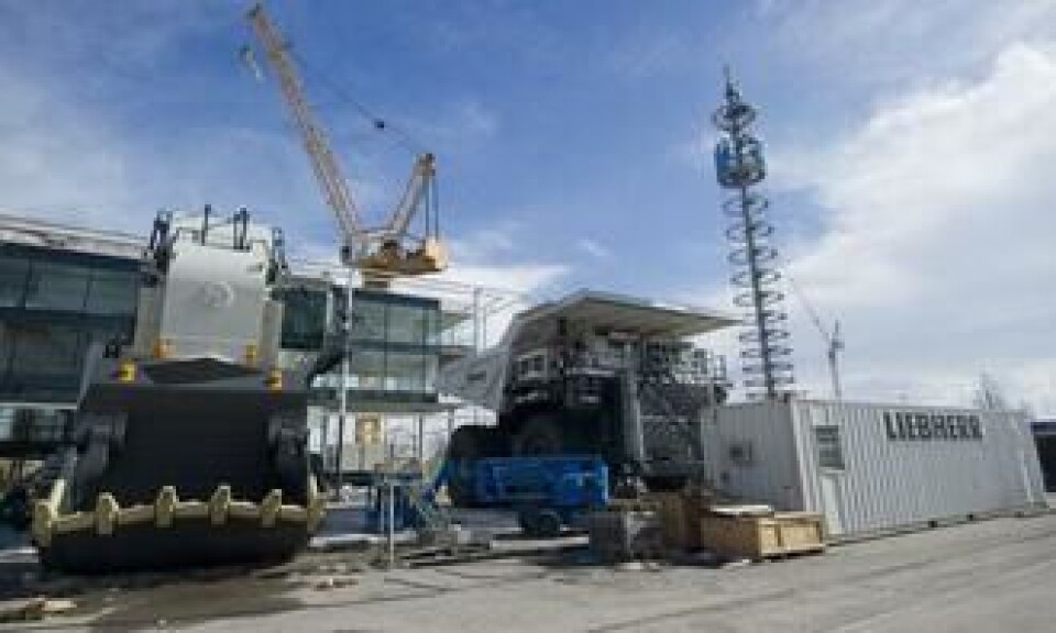Bauma reiser seg