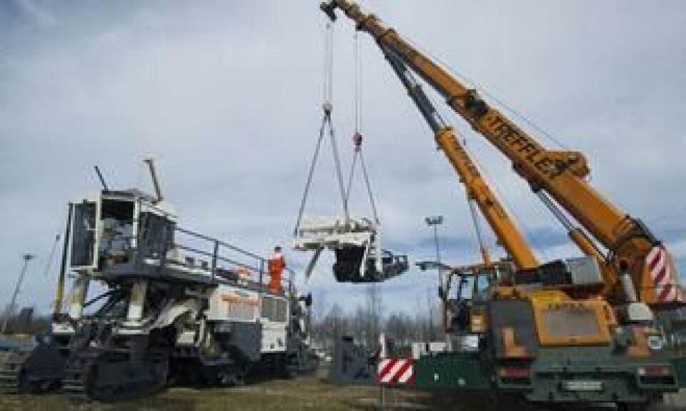 Bauma reiser seg