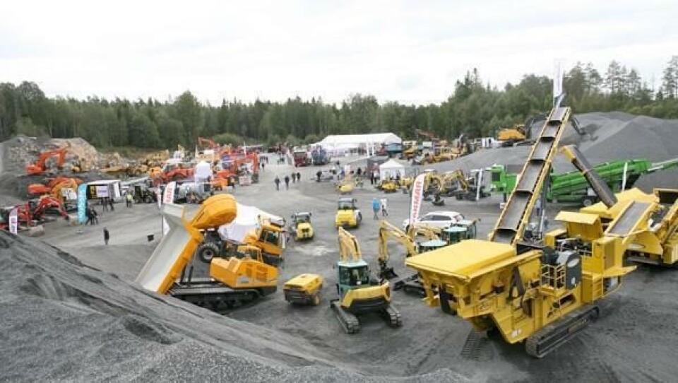 35 firmaer deltok på anleggstreffet i Moss Pukkverk. Det er rekord.
