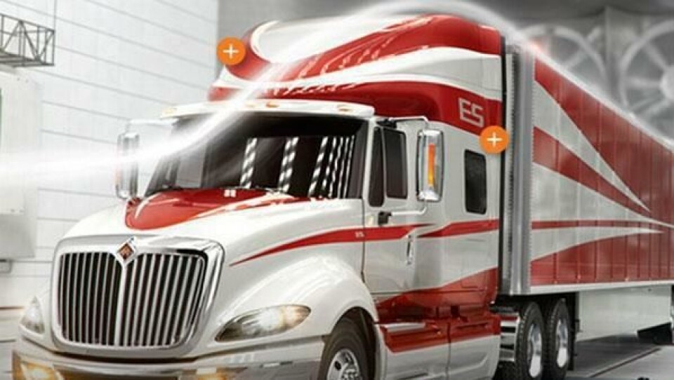 International ProStar ES er Navistars mest aerodynamiske lastebilmodell.