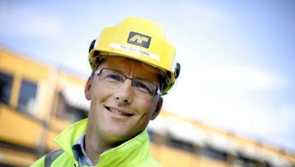 Konsernsjef i AF Gruppen, Pål Egil Rønn.