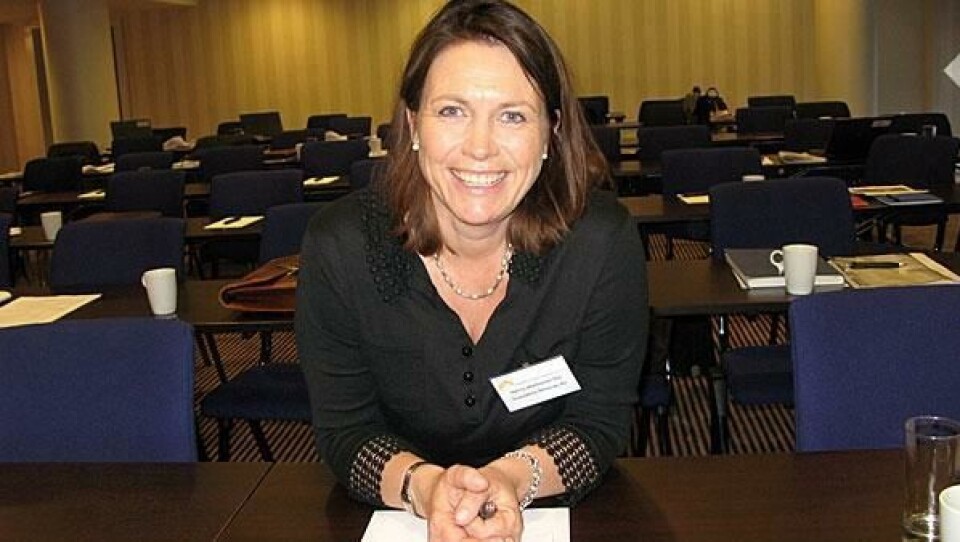 OPPFORDRINGER: Styreleder Hanne Markussen Eek i Norsk Bergindustri oppfordrer bransjen til å stå sammen for å kjempe for næringens fremtid.