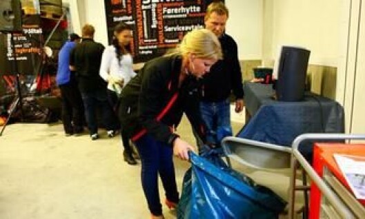 Markedsansvarlig i Nasta, Jannike Hansen, holdt orden på festen. Markedsansvarlig i Nasta, Jannike Hansen, holdt orden på festen.