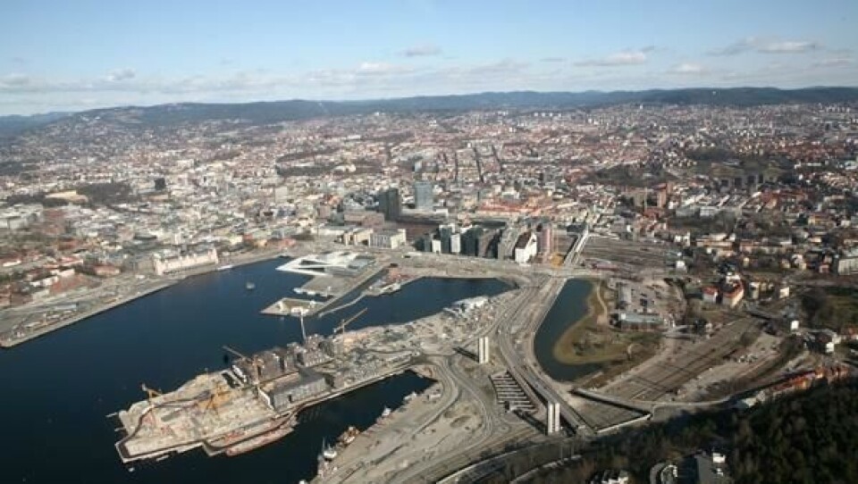 Oslo sentrum.