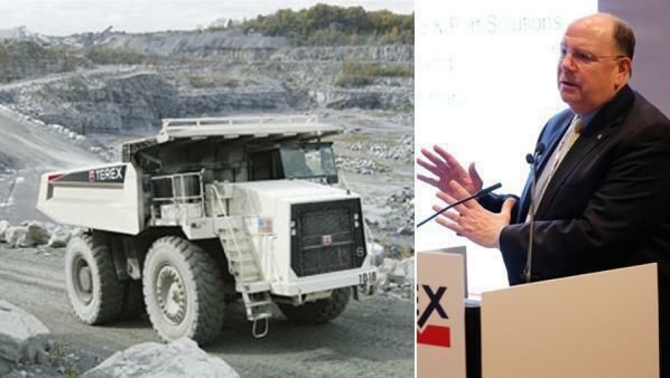 Terex-toppsjef Ron DeFeo må se at dumpervirksomheten forsvinner.