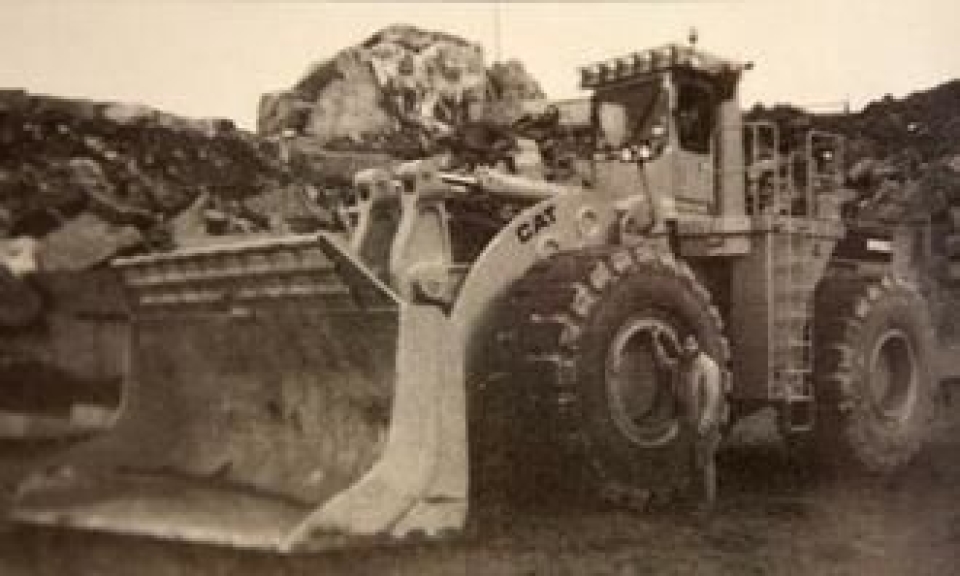 Gjerstad har produsert den store steinskuffa.