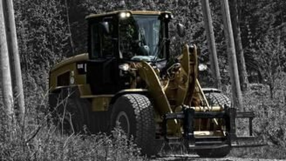 Hjullasteren 924 K er også på plass i Tromsø.