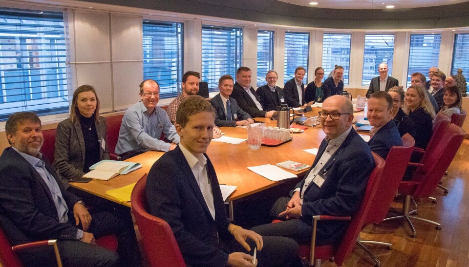 Forum for norsk veitransportnæring. Første møte onsdag 13 desember 2017 hos Samferdselsdepartementet.