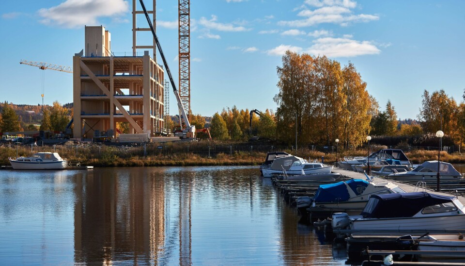 Verdens høyeste trehus bygges i Norge