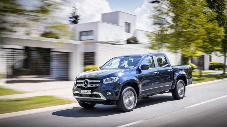 Mercedes-Benz X-klasse fikk fem stjerner i NCAP-testen.