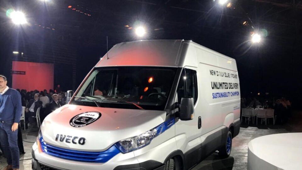 Iveco Daily Blue Power er International Van of the Year 2018.
