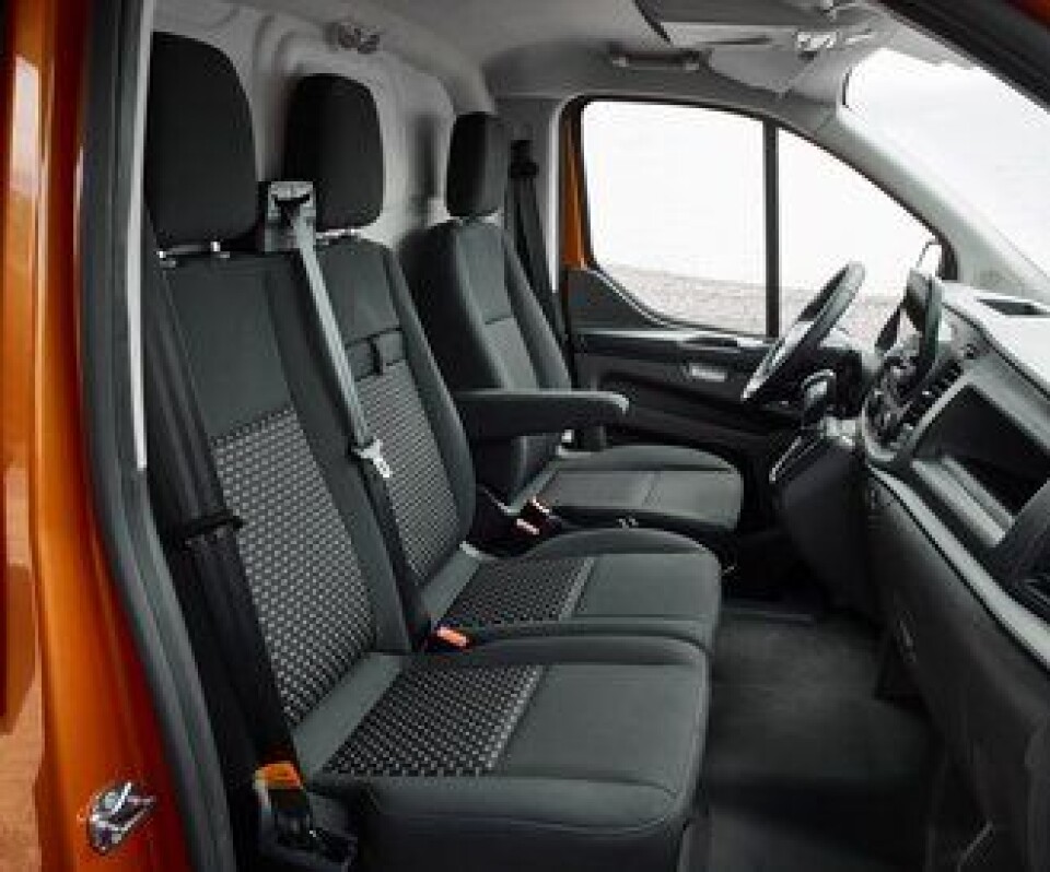 Nye Ford Transit Custom.