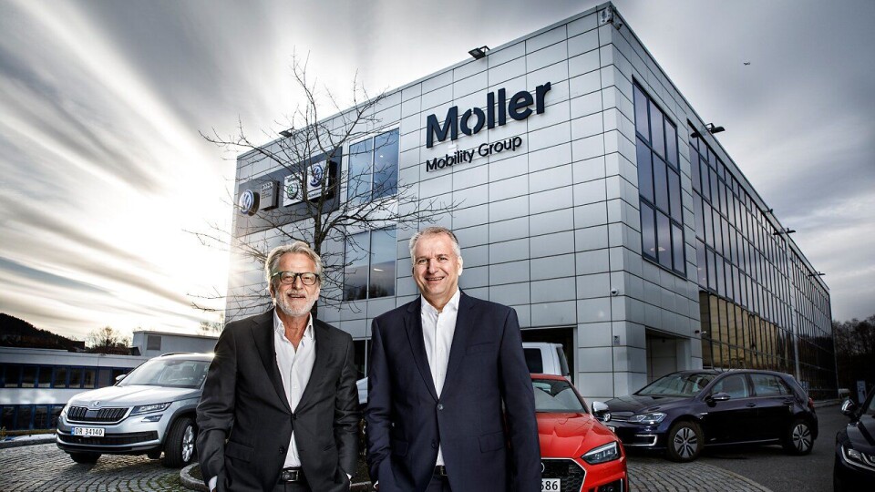 Harald Møller (t.v) og Terje Male.