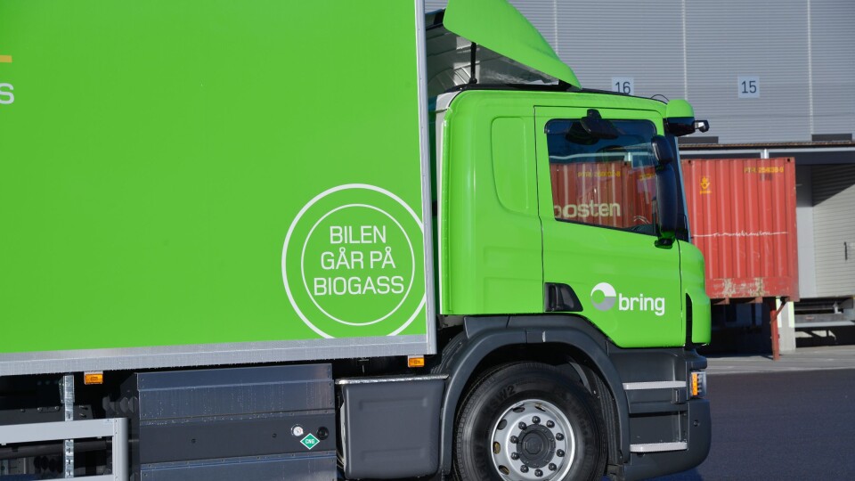 Posten har allerede i dag flere biler som går på biogass.