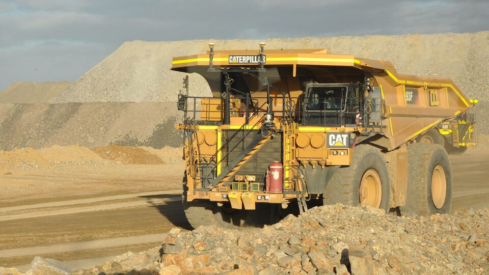 19 slike 793F tipptrucker skal bygges om til å bli autonome i løpet av 2019 hos gruveselskapet Rio Tinto i Australia. Foto: Caterpillar