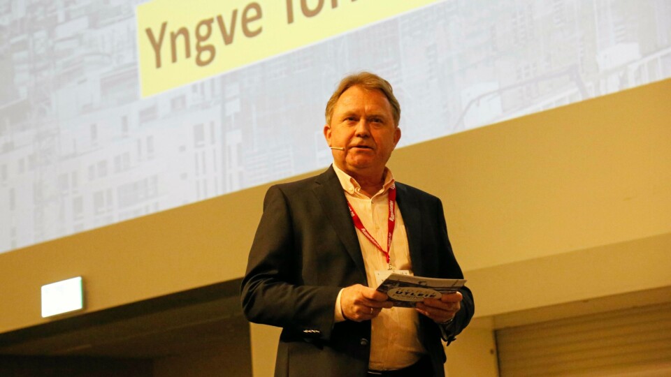 DAGLIG LEDER: Yngve Torkildsen, daglig leder i Norsk Utleieforening, sier anleggsnæringen har «reddet» utleiebransjen nå som bygg har hatt en reduksjon. Foto: Klaus Eriksen