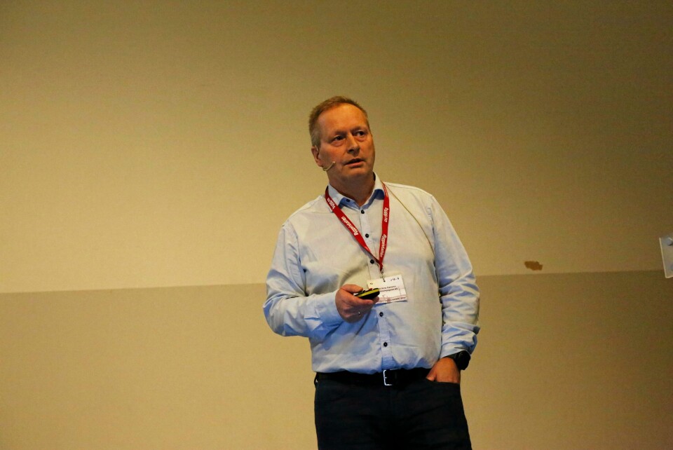 TALLKNUSER: Odd Arne Gransmo, økonomisjef i UCO, presenterte tall og analyser for utleiebransjen. Foto: Klaus Eriksen