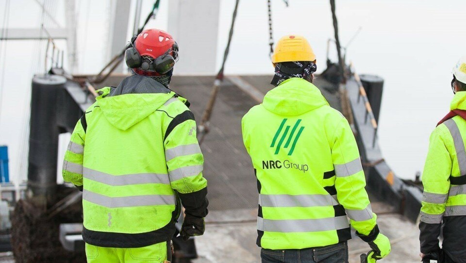 NRC Group bygger ny autonom havn til autonomt skip. Illustrasjonsbilde.