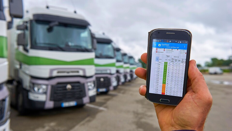 Renault Trucks Optifleet er nå kommet i mobil-versjon.