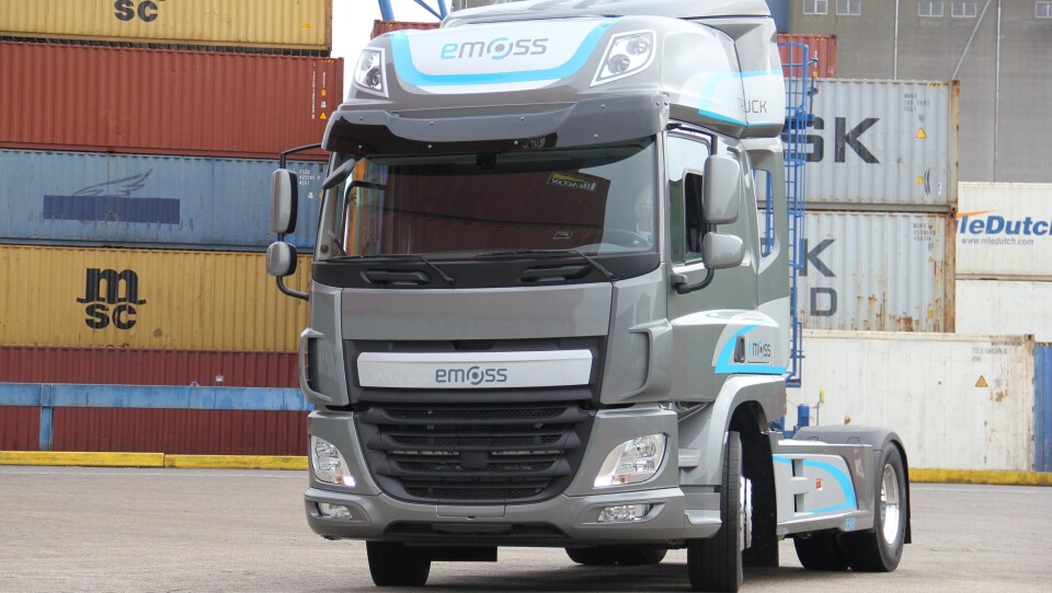 Emoss' trekkvogn skal testes av kunder i 2018.