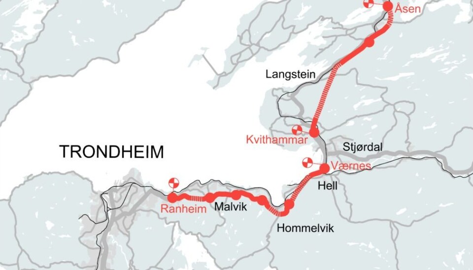 Fem er kvalifisert til å komme med tilbud på E6 Ranheim-Værnes. (Kvithammar -Åsen er en annen entrepreise)