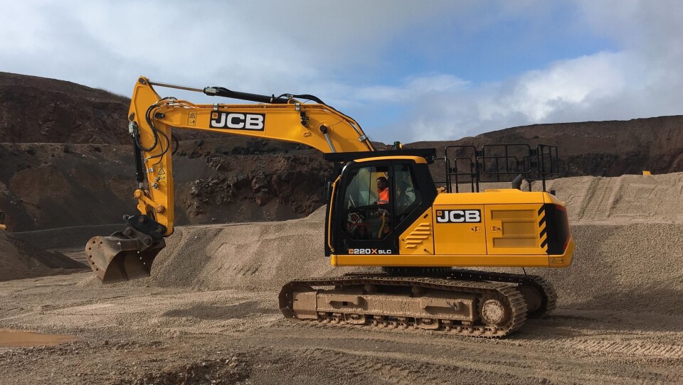 Siste nytt fra JCB, 22-tonneren 220X LC.