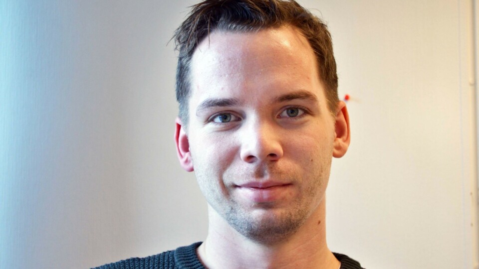 Amund Homble Viken (27) er ansatt som selger i Hesselberg Maskin.