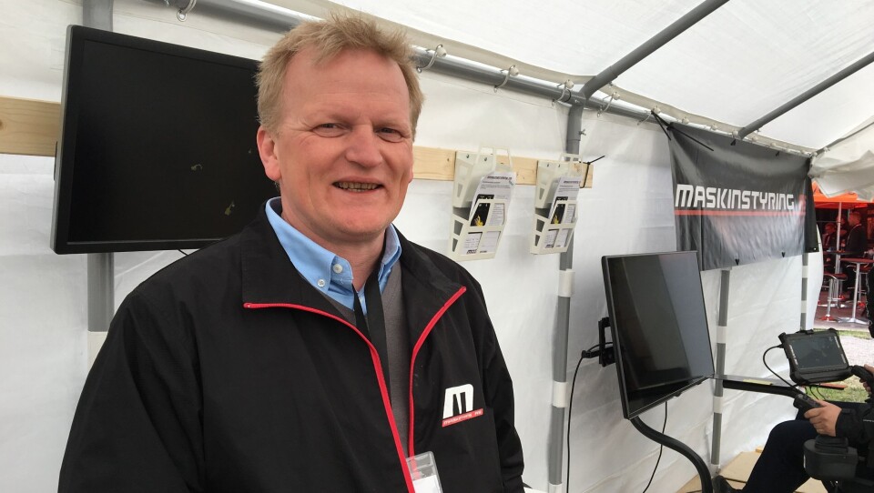 ANSATT: Morten Wernberg er ansatt som selger hos Maskinstyring AS. Han har bred erfaring fra bransjen.