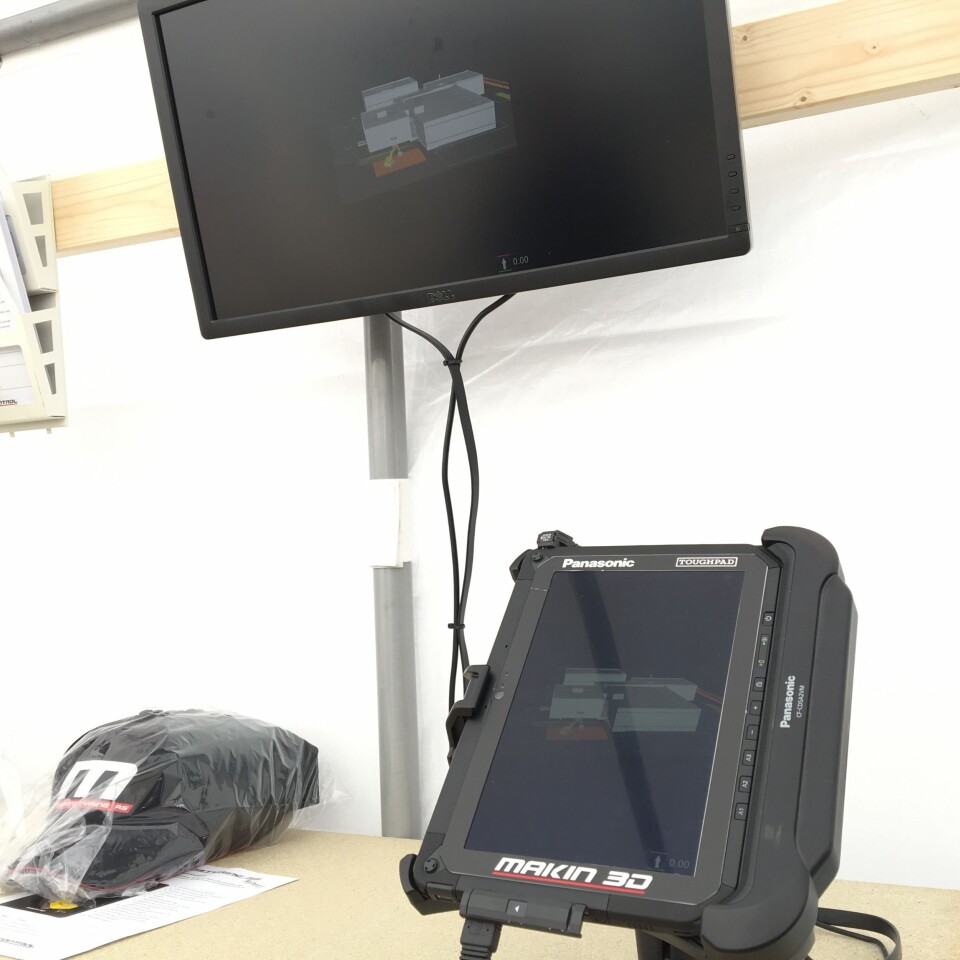 VISUELT: Skjermene viser et eksempel fra den nye Makin 3D.