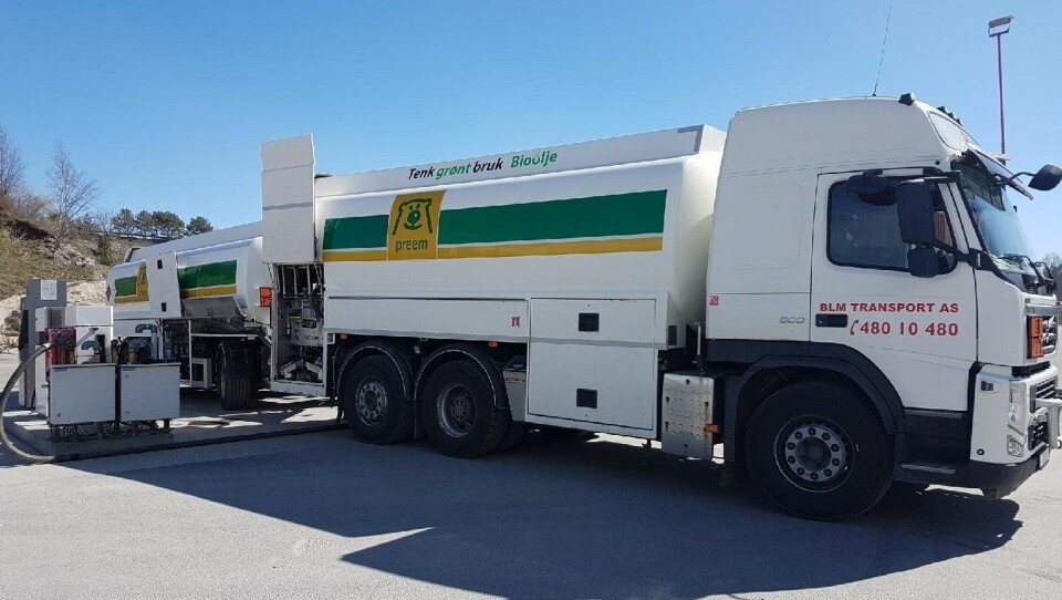 BLM Transport leverer bioprodukter fra Preem som det er lov å fyre med også etter 1. januar 2020.