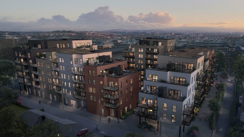 Skanska skal bygge Aveny Vest i Lillestrøm. Byggestart er planlagt første kvartal 2019.