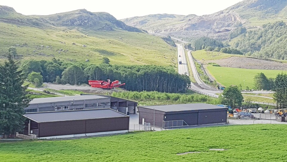 HIT: Her er de nye lokalene til Mineralteknikk, like ved E39 i Ålgård.
