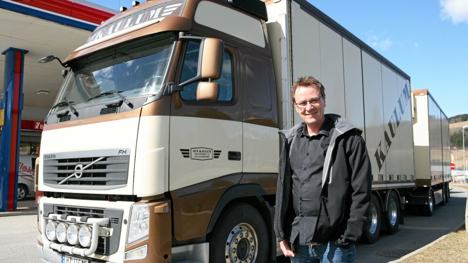 For Charles Galaasen er lastebilen hjertet i transport- og logistikkvirksomheten. Foto: Per Dagfinn Wolden