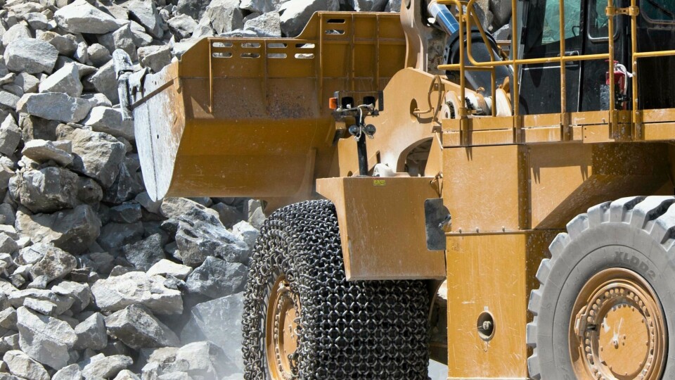 ILLUSTRASJONSBILDE. Føreren og hjullasteren på bildet er ikke tilknyttet saken i Finnmark.