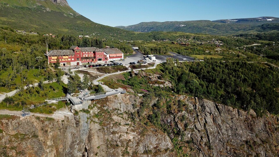 UTSIKTSPUNKT: 4.juli var det offisiell åpning av den nye Nasjonale turistvegen ved Vøringsfossen.